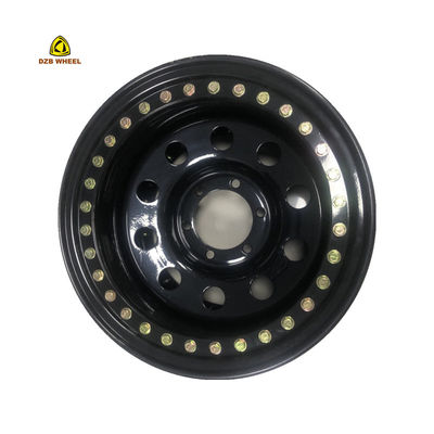 quality  Real Beadlock Guaranteed Customization 4*4 Welding Steel Wheel 15*6 Inch Offroad Beadlock Wheels 4*4 Steel Rims factory