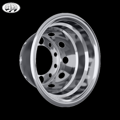 Universal 17.5 Bus Hubcap Stainless Steel Rear Wheel Simulator