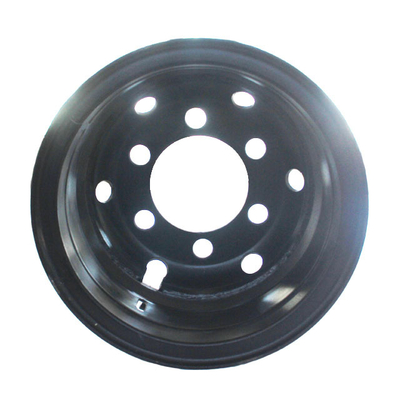 8.00 V-20 truck and trailer pipe shaped steel wheel rims for truck and trailer wheel rims supplier in china